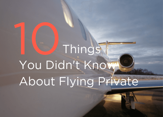 The 411 On Flying Private