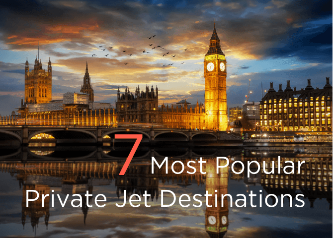 What Are the Top 7 Most Popular Private Jet Destinations? 