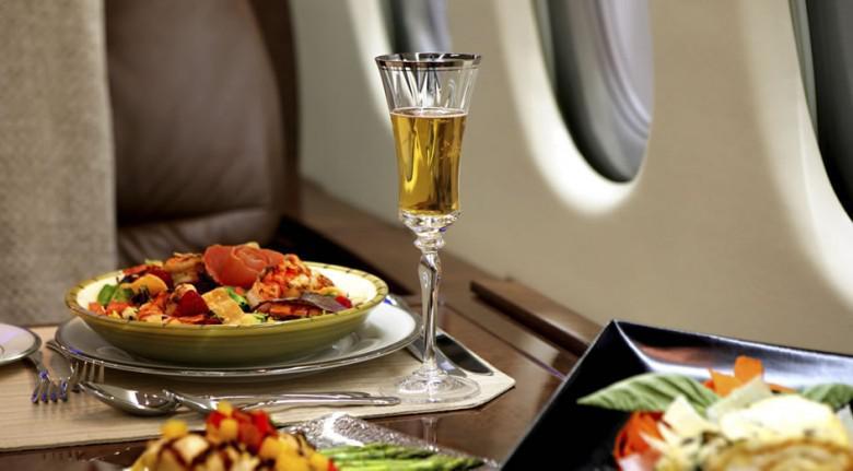 Catering Food on Private Flights